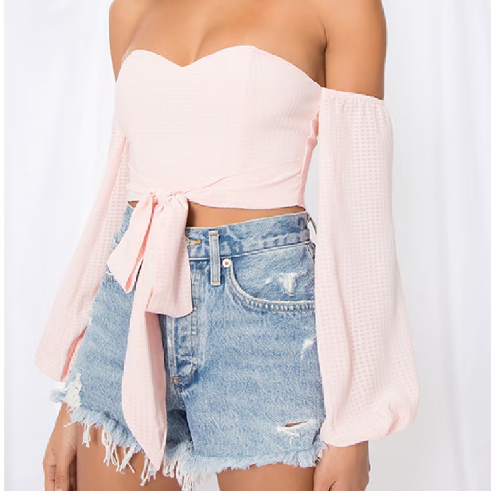 Maya off shoulder crop top